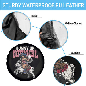 Funny Easter Day Western Spare Tire Cover Bunny Up Cowgirl Country Bunny TS11 Print Your Wear