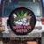 Funny Easter Day Cannabis Weed Spare Tire Cover Happy 420 Easter Bunny TS11 No hole Black Print Your Wear