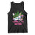 Funny Easter Day Cannabis Weed Tank Top Happy 420 Easter Bunny TS11 Black Print Your Wear