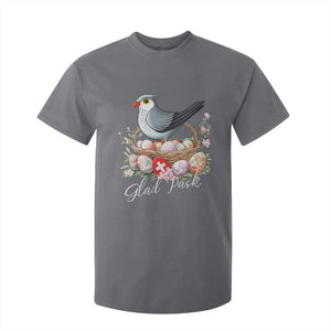 Funny Swedish Easter Day T Shirt For Kid Glad Pask Easter Eggs Cuckoo Bird TS11 Charcoal Print Your Wear