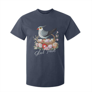 Funny Swedish Easter Day T Shirt For Kid Glad Pask Easter Eggs Cuckoo Bird TS11 Navy Print Your Wear