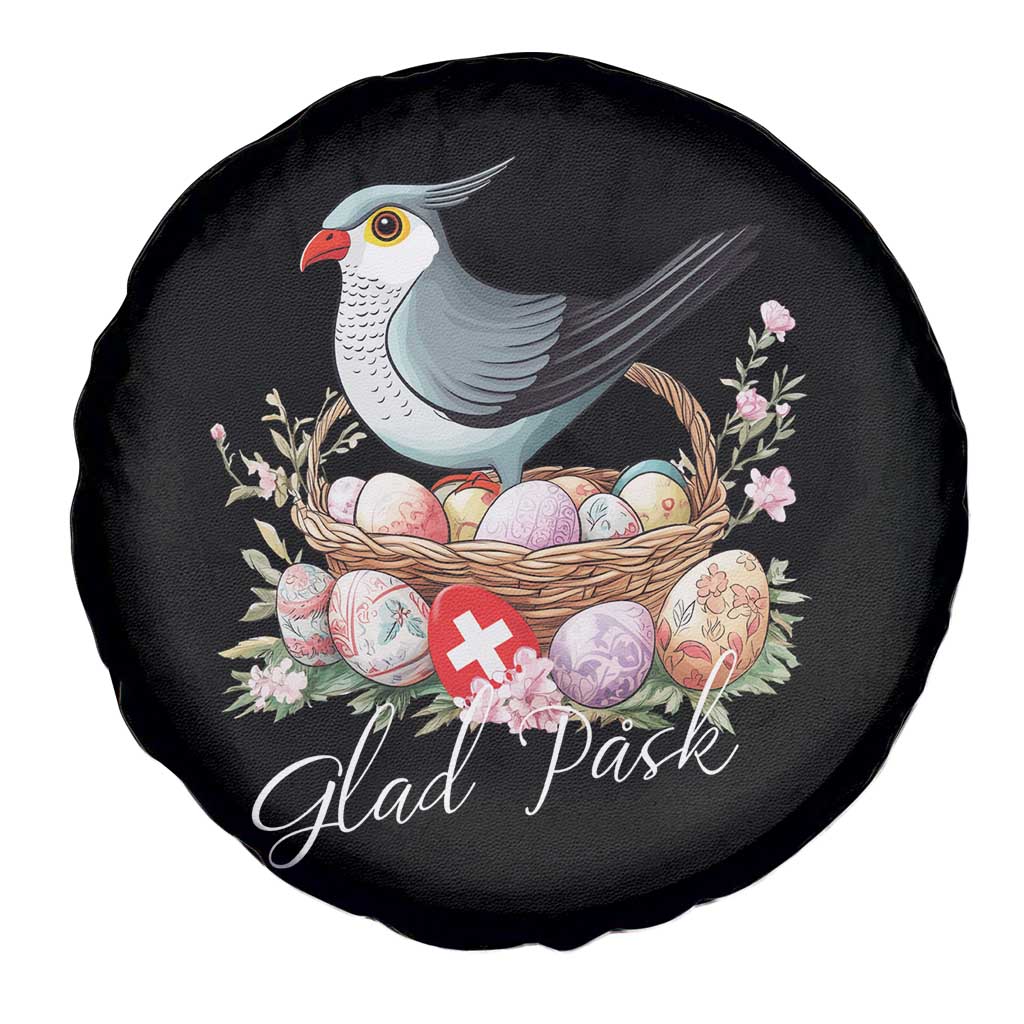 Funny Swedish Easter Day Spare Tire Cover Glad Pask Easter Eggs Cuckoo Bird TS11 Print Your Wear