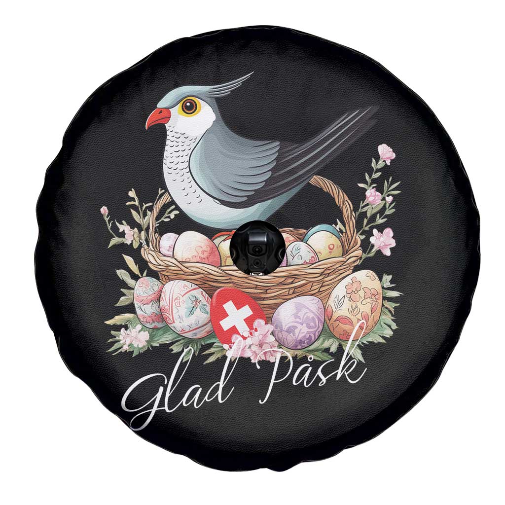 Funny Swedish Easter Day Spare Tire Cover Glad Pask Easter Eggs Cuckoo Bird TS11 Print Your Wear