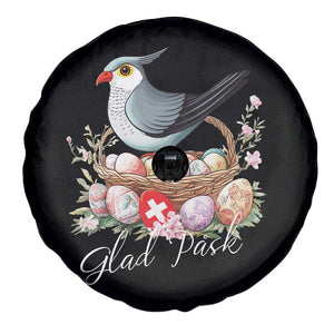 Funny Swedish Easter Day Spare Tire Cover Glad Pask Easter Eggs Cuckoo Bird TS11 Print Your Wear