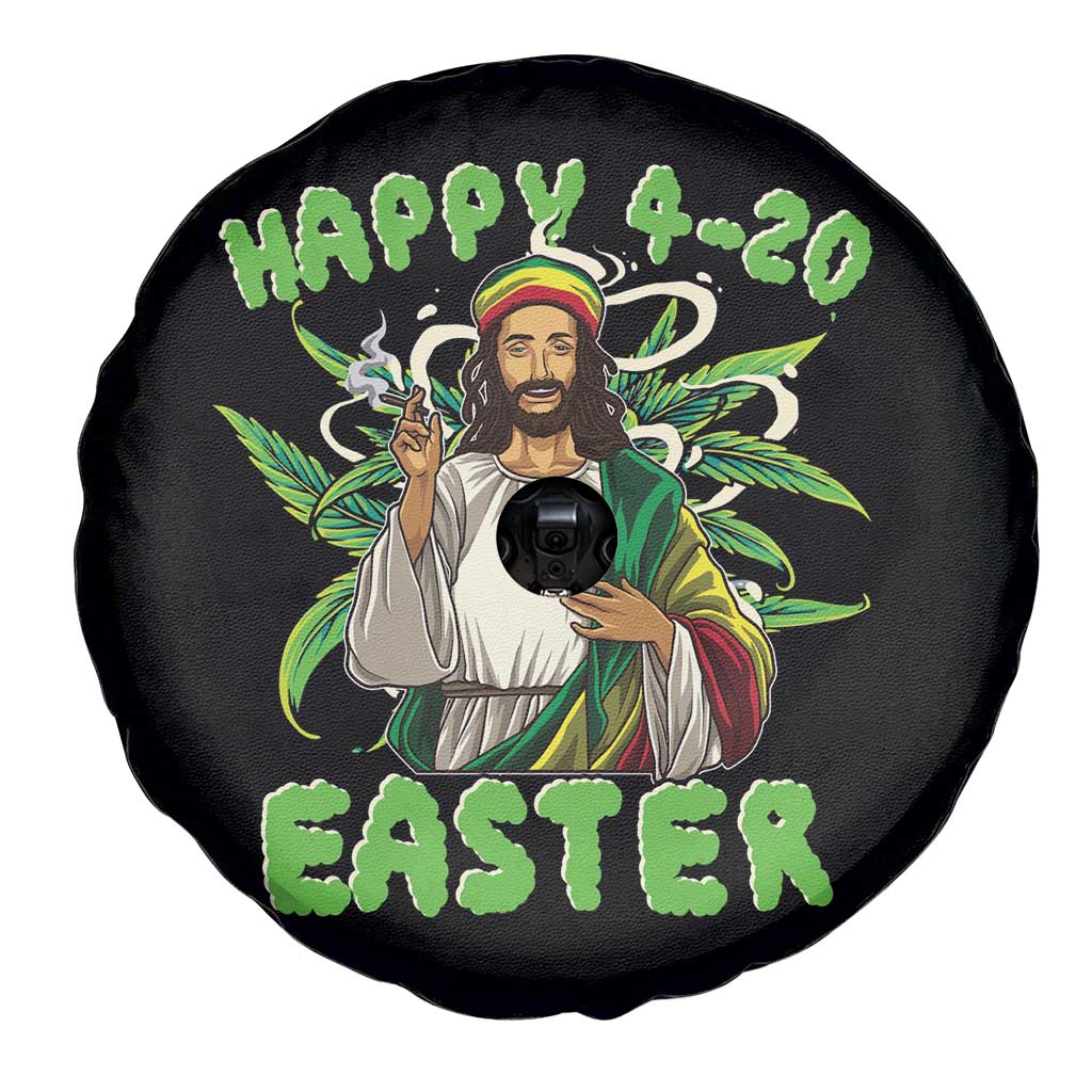 Funny Easter Day Christian Weed Spare Tire Cover Happy 420 Easter Jesus Smokes Stoner TS11 Print Your Wear