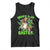 Funny Easter Day Christian Weed Tank Top Happy 420 Easter Jesus Smokes Stoner TS11 Black Print Your Wear