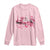 Washington DC Cherry Blossoms Long Sleeve Shirt Capitol Building Monuments Memorials Sakura TS11 Light Pink Print Your Wear