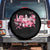 Washington DC Cherry Blossoms Spare Tire Cover Capitol Building Monuments Memorials Sakura TS11 No hole Black Print Your Wear
