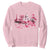 Washington DC Cherry Blossoms Sweatshirt Capitol Building Monuments Memorials Sakura TS11 Light Pink Print Your Wear