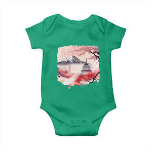 Washington DC Cherry Blossoms Monuments Memorials Baby Onesie Japanese Art Style Mount Fuji Sakura TS11 Irish Green Print Your Wear
