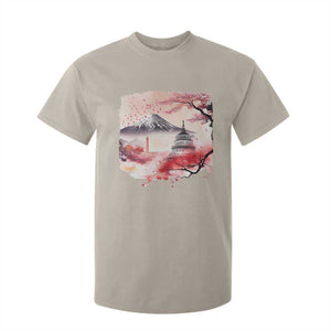 Washington DC Cherry Blossoms Monuments Memorials T Shirt For Kid Japanese Art Style Mount Fuji Sakura TS11 Sand Print Your Wear