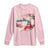 Washington DC Cherry Blossoms Monuments Memorials Long Sleeve Shirt Japanese Art Style Mount Fuji Sakura TS11 Light Pink Print Your Wear