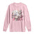 Washington DC Cat Cherry Blossoms Long Sleeve Shirt Capitol Building Monuments Memorials Sakura TS11 Light Pink Print Your Wear