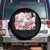 Washington DC Cat Cherry Blossoms Spare Tire Cover Capitol Building Monuments Memorials Sakura TS11 No hole Black Print Your Wear