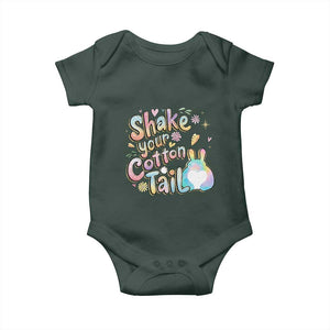 Funny Easter Day Retro Bunny Shake Your Cotton Tail Baby Onesie TS11 Print Your Wear