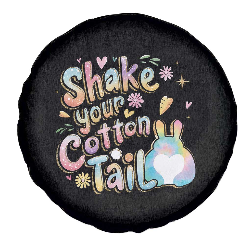 Funny Easter Day Retro Bunny Shake Your Cotton Tail Spare Tire Cover TS11 Print Your Wear