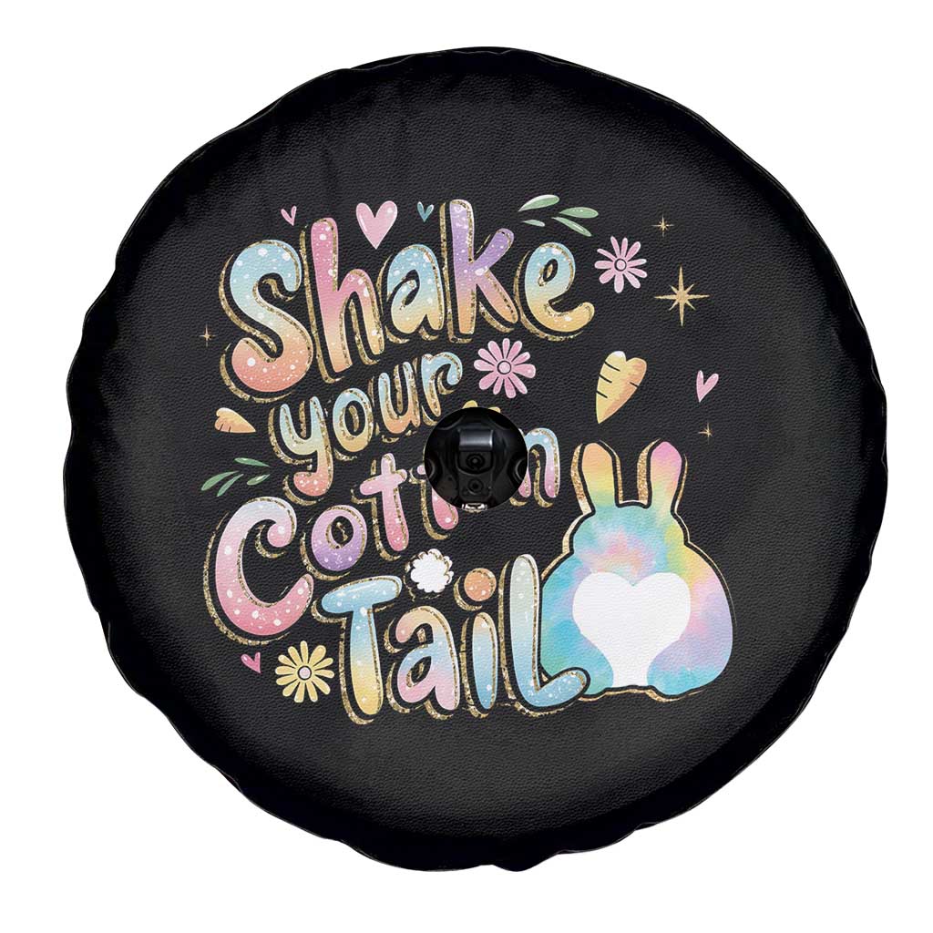 Funny Easter Day Retro Bunny Shake Your Cotton Tail Spare Tire Cover TS11 Print Your Wear