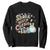 Funny Easter Day Retro Bunny Shake Your Cotton Tail Sweatshirt TS11 Black Print Your Wear