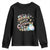 Funny Easter Day Retro Bunny Shake Your Cotton Tail Youth Sweatshirt TS11 Black Print Your Wear
