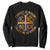 Orthodox Easter Christian Sweatshirt Christ Is Risen He Is Risen Greek NIKA Cross TS11 Black Print Your Wear