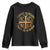 Orthodox Easter Christian Youth Sweatshirt Christ Is Risen He Is Risen Greek NIKA Cross TS11 Black Print Your Wear
