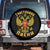 Russian Orthodox Easter Happy Easter Spare Tire Cover Russian Eagle TS11 No hole Black Print Your Wear