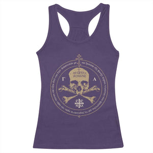 Eastern Orthodox Cross Skull IC XC Nika Jesus Church Racerback Tank Top TS11 Purple Print Your Wear
