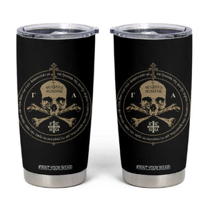 Eastern Orthodox Cross Skull IC XC Nika Jesus Church Tumbler Cup TS11 Black Print Your Wear
