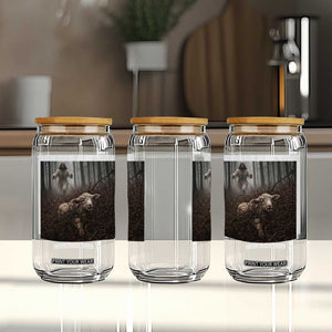 Christian Biblical Parable Of Lost Sheep Scene Glass Can Funny Photo TS11 Print Your Wear