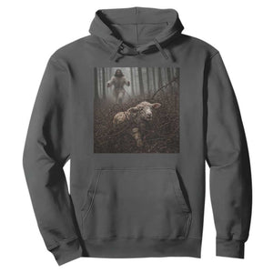 Christian Biblical Parable Of Lost Sheep Scene Hoodie Funny Photo TS11 Dark Heather Print Your Wear