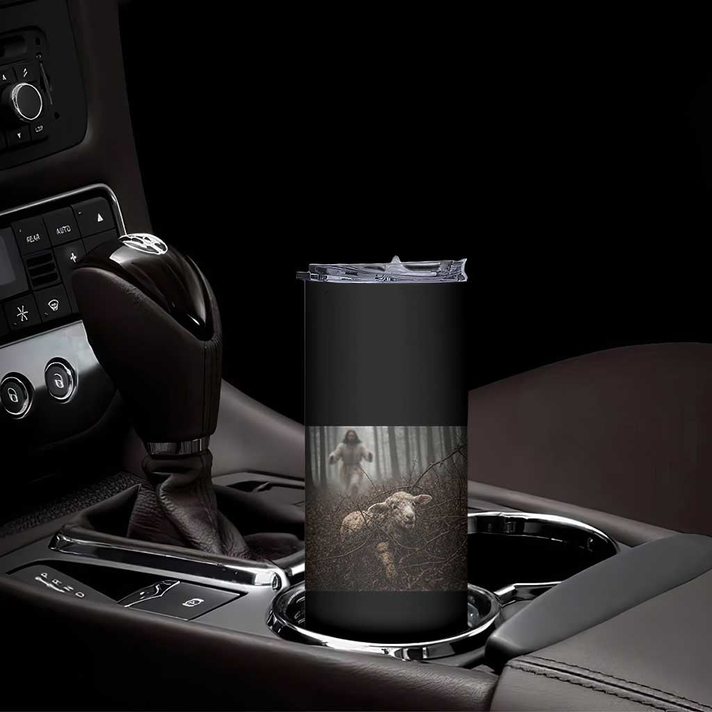 Christian Biblical Parable Of Lost Sheep Scene Skinny Tumbler Funny Photo TS11 Print Your Wear
