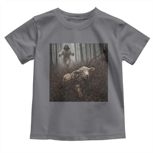 Christian Biblical Parable Of Lost Sheep Scene Toddler T Shirt Funny Photo TS11 Charcoal Print Your Wear