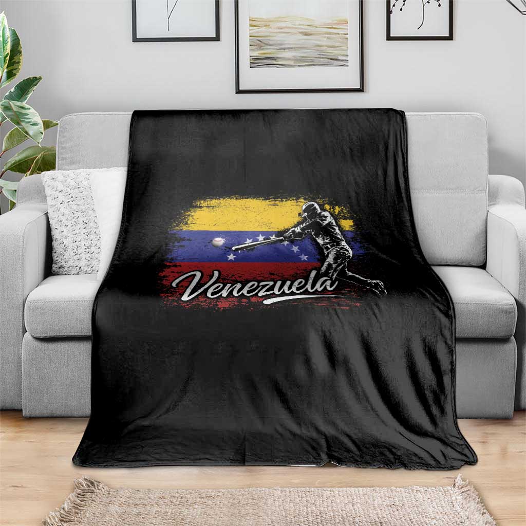 Venezuela Baseball Batter Venezuelan Sport Fan Throw Blanket TS11 Print Your Wear