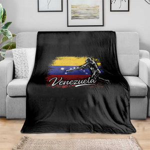 Venezuela Baseball Batter Venezuelan Sport Fan Throw Blanket TS11 Print Your Wear