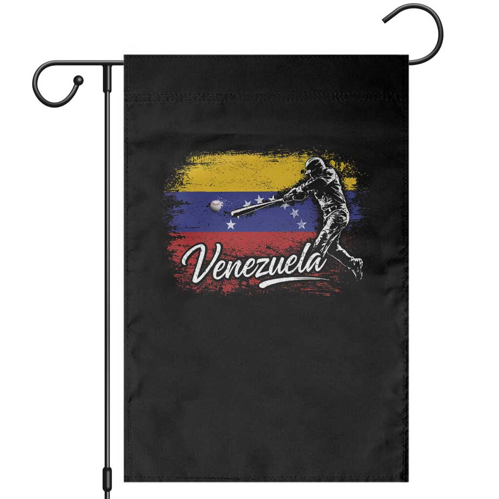 Venezuela Baseball Batter Venezuelan Sport Fan Garden Flag TS11 Black Print Your Wear