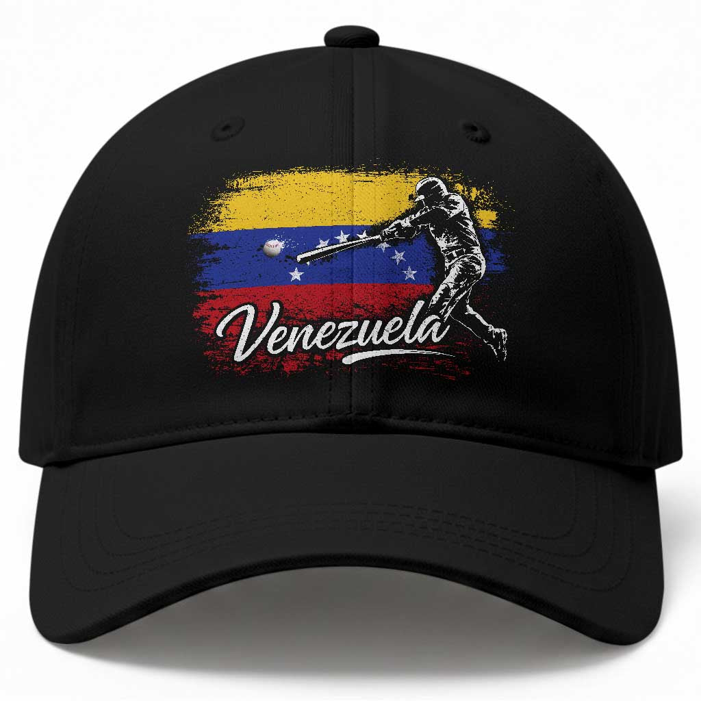 Venezuela Baseball Batter Venezuelan Sport Fan Baseball Cap TS11 Print Your Wear