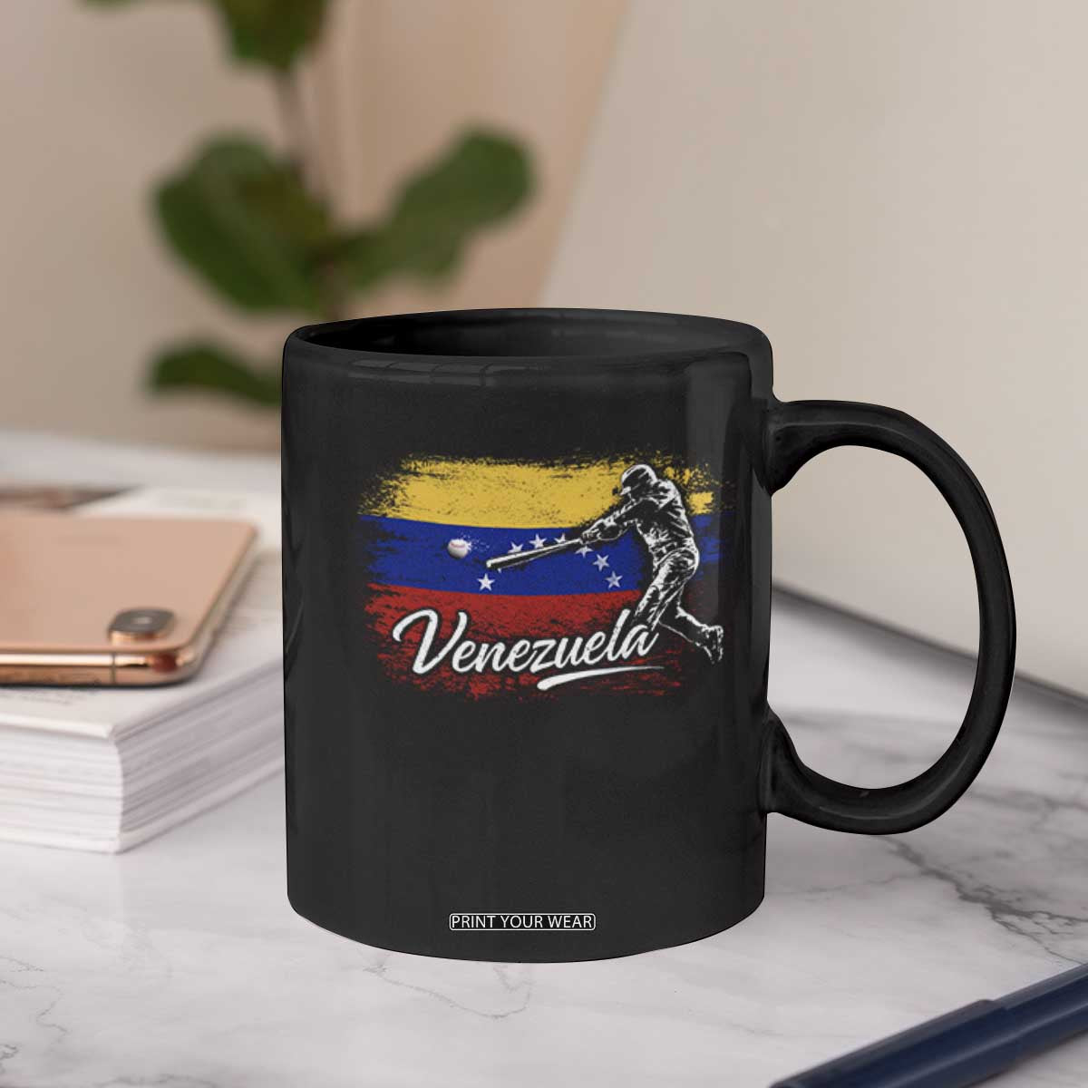 Venezuela Baseball Batter Venezuelan Sport Fan Coffee Mug TS11 Print Your Wear