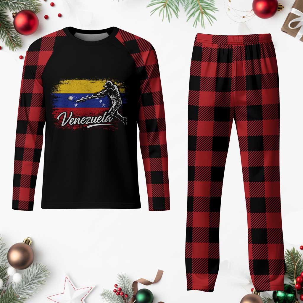 Venezuela Baseball Batter Venezuelan Sport Fan Plaid Pajama Set TS11 Buffalo Plaid Print Your Wear