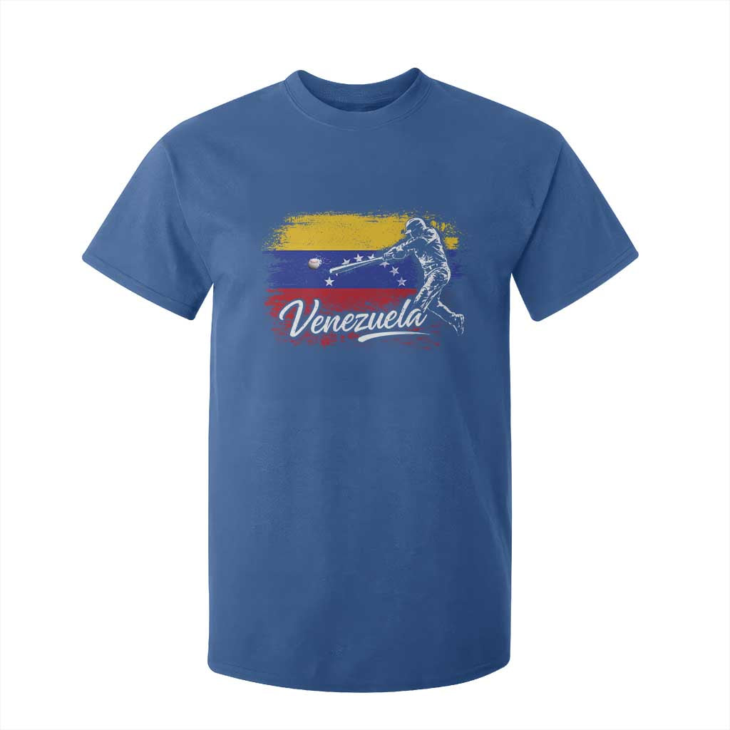Venezuela Baseball Batter Venezuelan Sport Fan T Shirt For Kid TS11 Royal Blue Print Your Wear