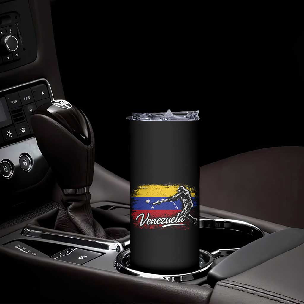 Venezuela Baseball Batter Venezuelan Sport Fan Skinny Tumbler TS11 Print Your Wear