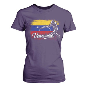 Venezuela Baseball Batter Venezuelan Sport Fan T Shirt For Women TS11 Purple Print Your Wear