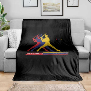 Baseball Venezuela Sport Fan Venezuelan Flag Batter Player Throw Blanket TS11 Print Your Wear