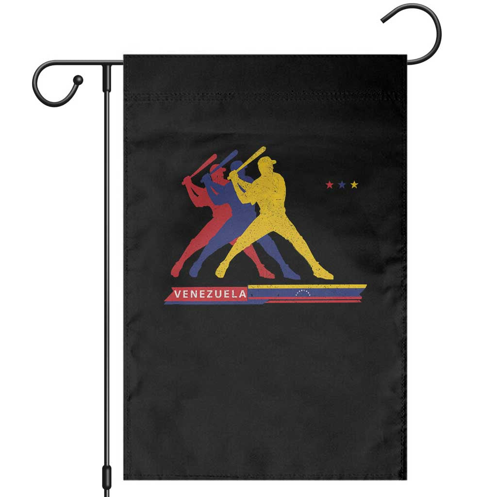 Baseball Venezuela Sport Fan Venezuelan Flag Batter Player Garden Flag TS11 Black Print Your Wear