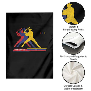 Baseball Venezuela Sport Fan Venezuelan Flag Batter Player Garden Flag TS11 Print Your Wear