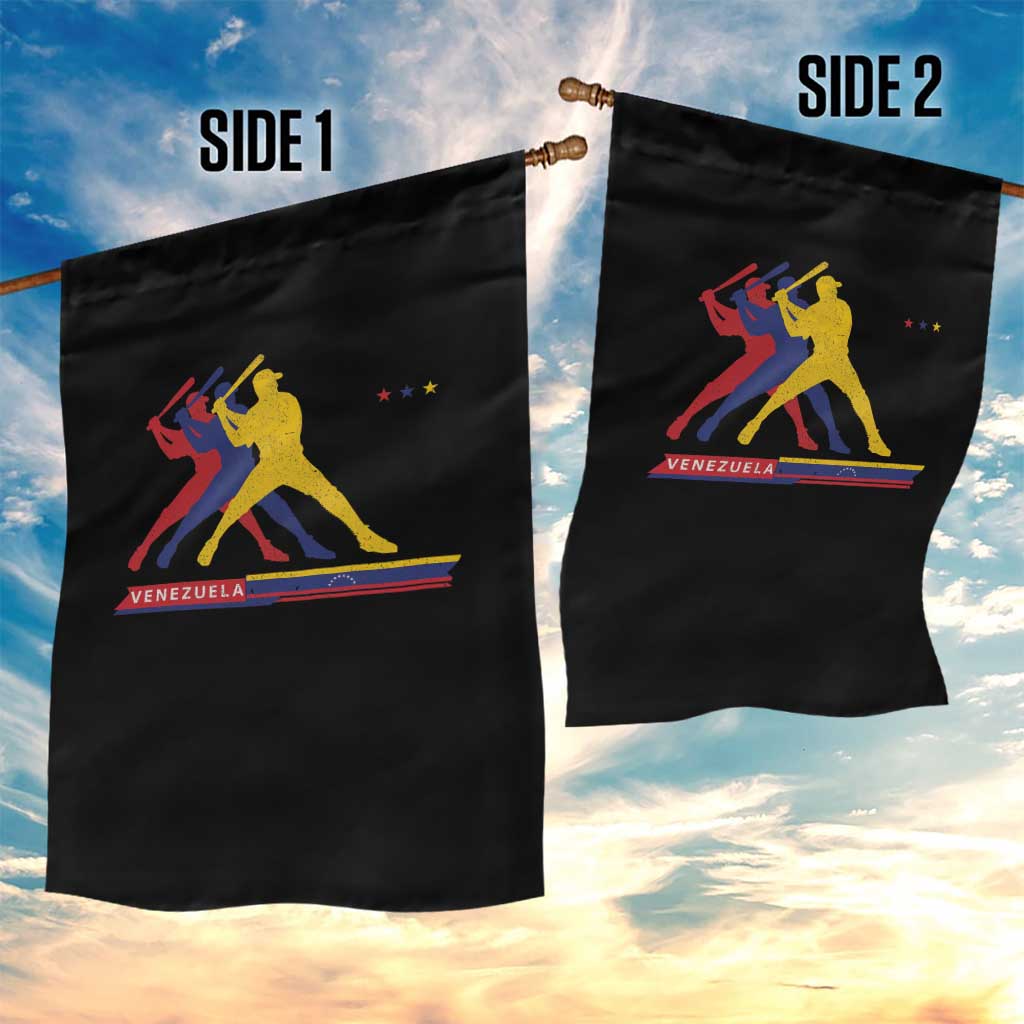 Baseball Venezuela Sport Fan Venezuelan Flag Batter Player Garden Flag TS11 Print Your Wear