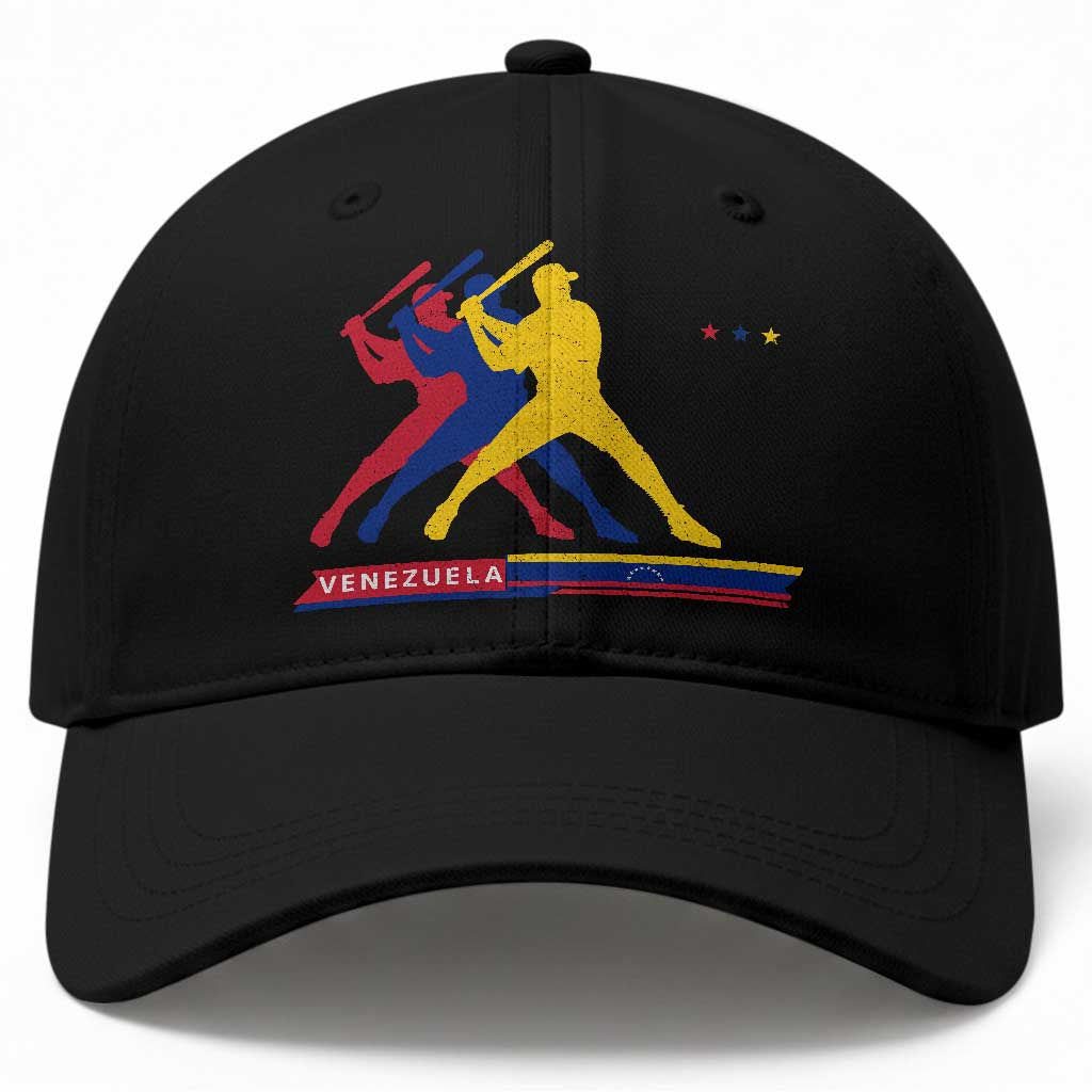 Baseball Venezuela Sport Fan Venezuelan Flag Batter Player Baseball Cap TS11 Print Your Wear