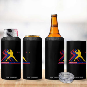 Baseball Venezuela Sport Fan Venezuelan Flag Batter Player 4 in 1 Can Cooler Tumbler TS11 Print Your Wear