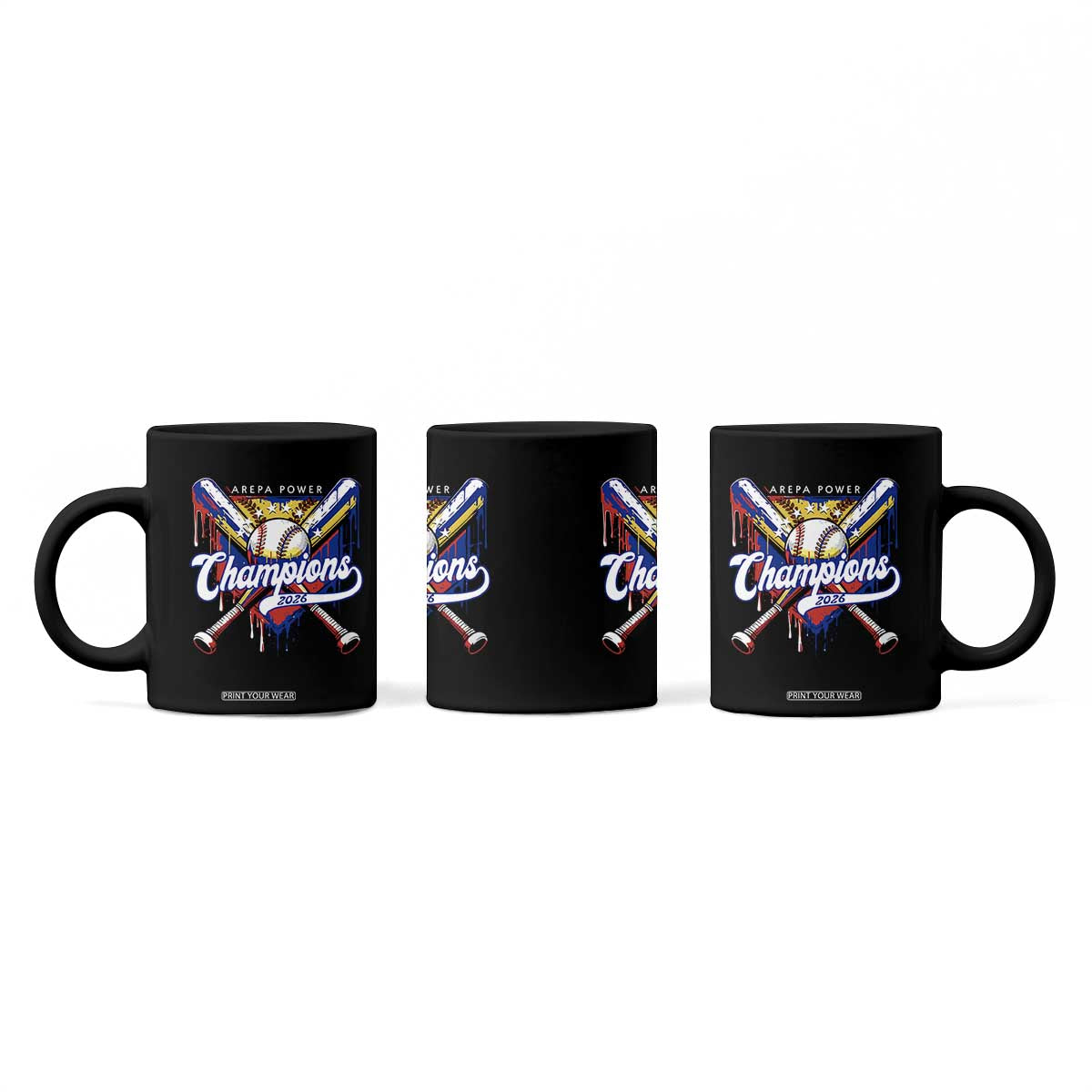 Venezuela Champions 2026 Coffee Mug Baseball Lover Home Plate Drip TS11 Print Your Wear