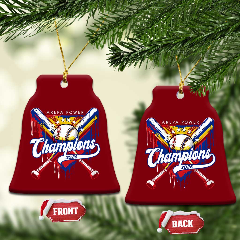 Venezuela Champions 2026 Ceramic Ornament Baseball Lover Home Plate Drip TS11 Print Your Wear