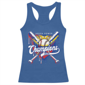 Venezuela Champions 2026 Racerback Tank Top Baseball Lover Home Plate Drip TS11 Royal Blue Print Your Wear